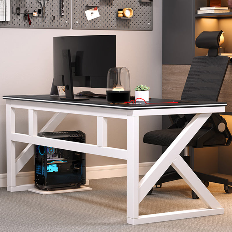 Metal Freeform Office Desk Modern Style Computer Desk for Home