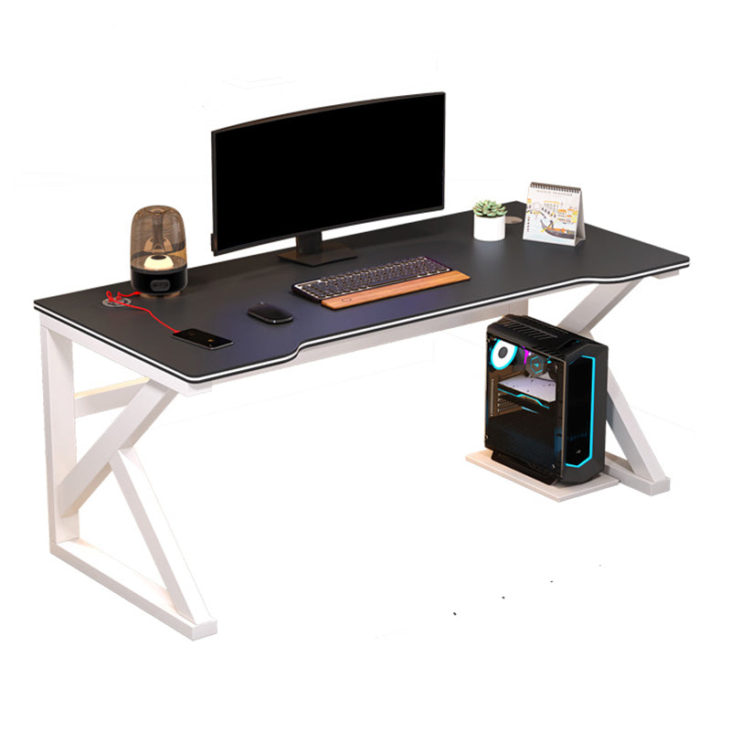 Metal Freeform Office Desk Modern Style Computer Desk for Home