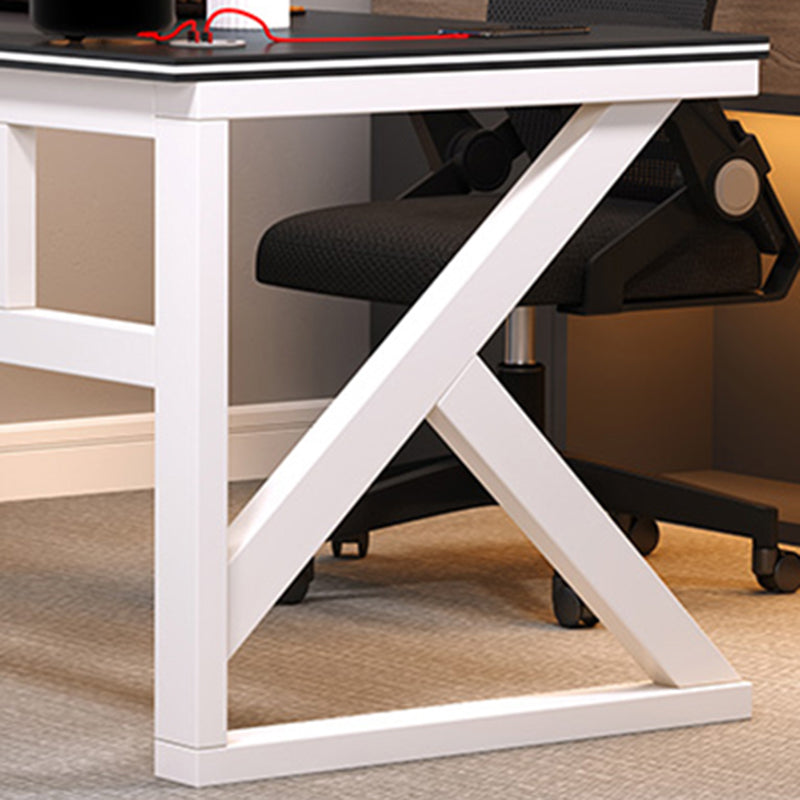 Metal Freeform Office Desk Modern Style Computer Desk for Home