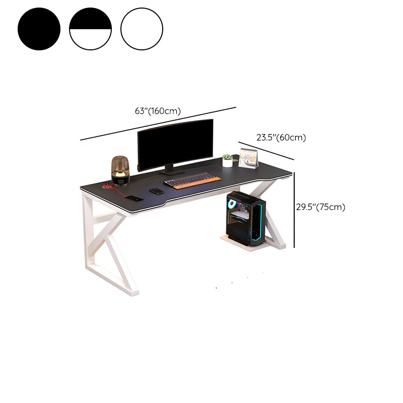 Metal Freeform Office Desk Modern Style Computer Desk for Home