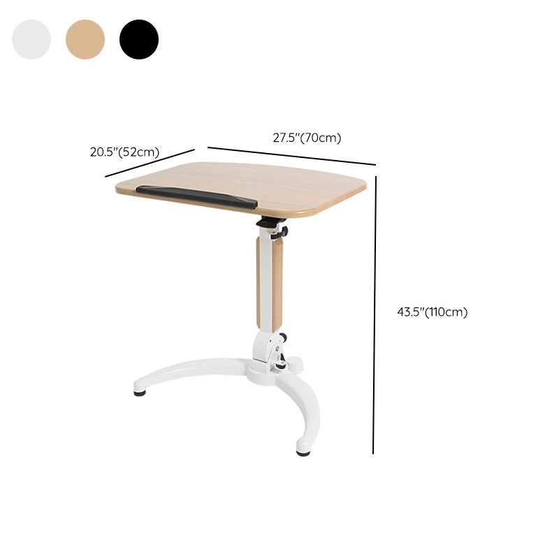 Adjustable Home Kids Desk Wood and Metal Desk Kids Desk with Casters