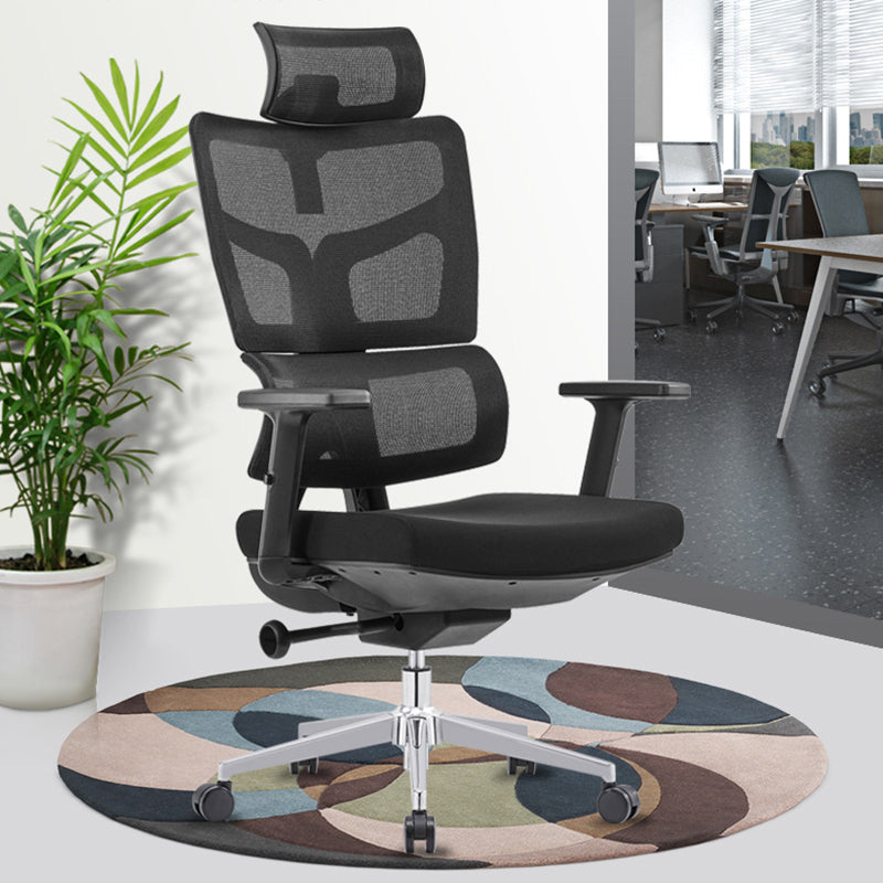 Removable Arms Office Chair Adjustable Seat Height Desk Chair with Wheels