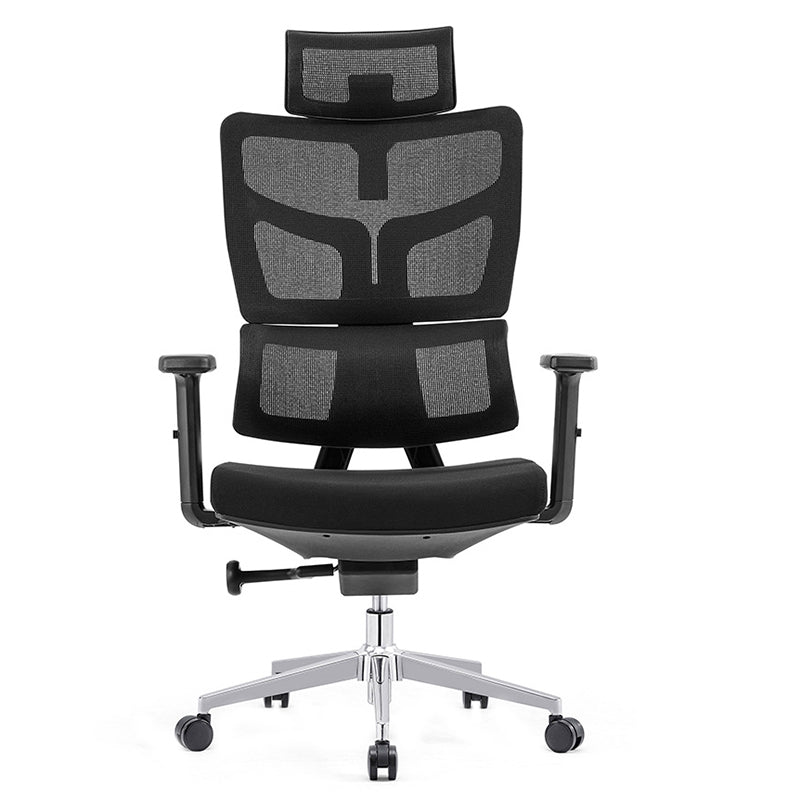 Removable Arms Office Chair Adjustable Seat Height Desk Chair with Wheels