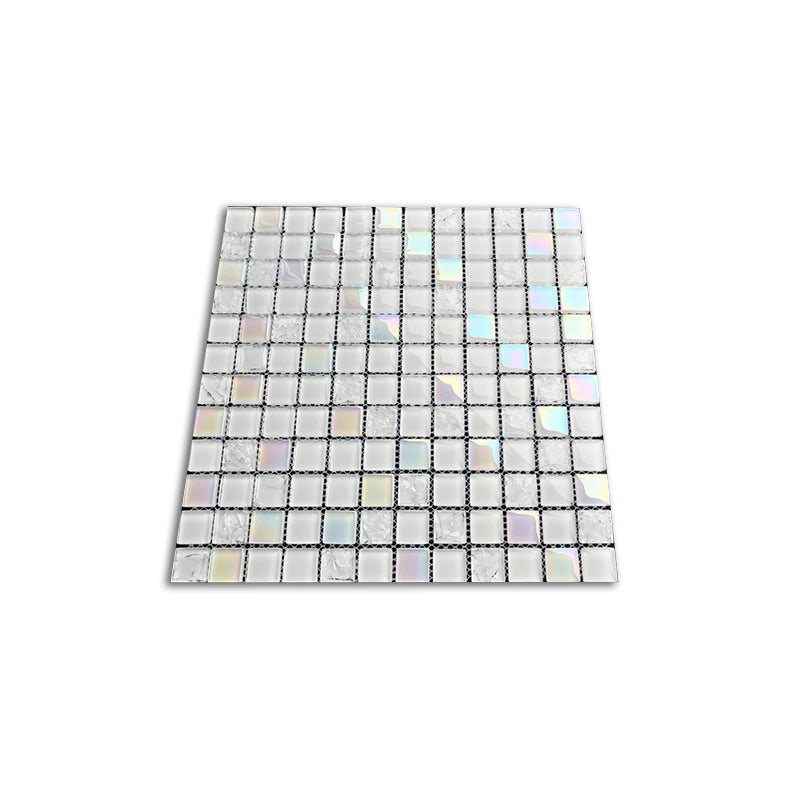 Glass Mosaic Tile Contemporary High Gloss Mosaic Tile with Square Shape