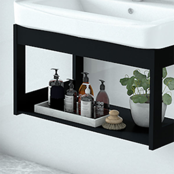 Modern Bathroom Vanity Set Wall Mount Single-Sink Bathroom Sink Vanity