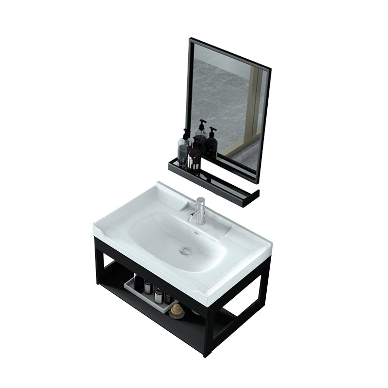 Modern Bathroom Vanity Set Wall Mount Single-Sink Bathroom Sink Vanity