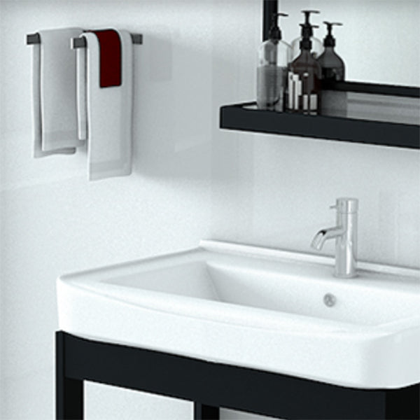 Modern Bathroom Vanity Set Wall Mount Single-Sink Bathroom Sink Vanity