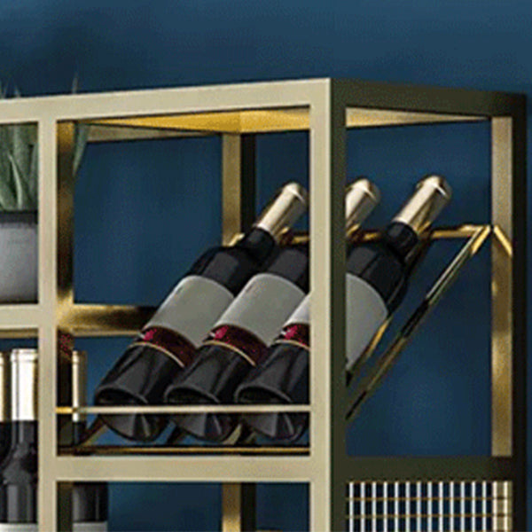 Modern Simple Wine Rack Iron Shelf Wall Mounted Wine Rack for Kitchen