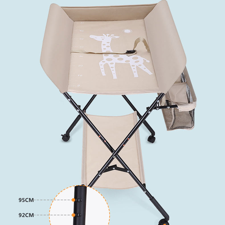 Modern Changing Table Matte Finish Baby Changing Table with Shelf