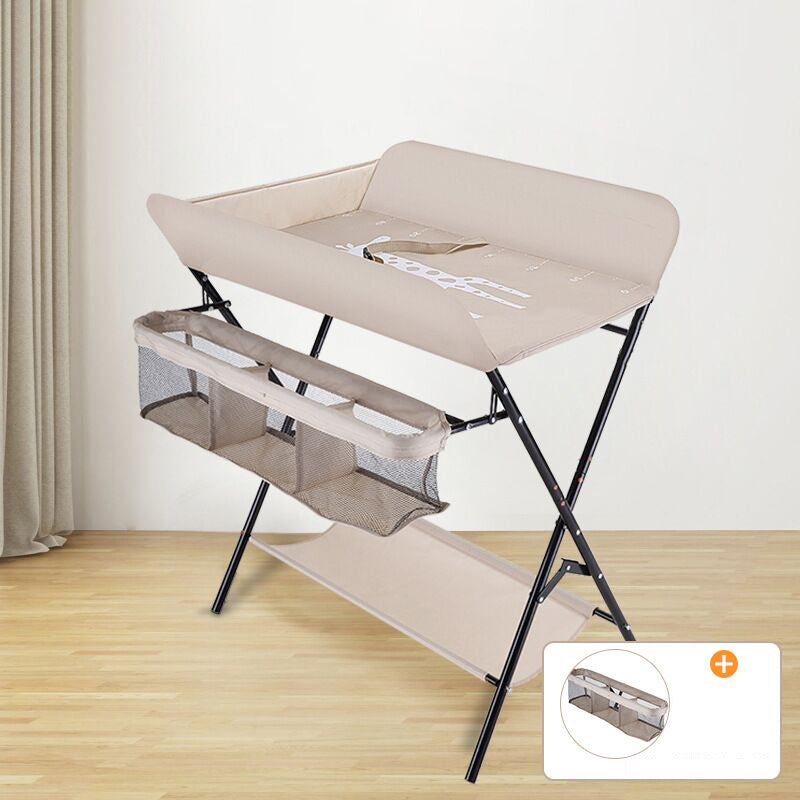 Modern Changing Table Matte Finish Baby Changing Table with Shelf