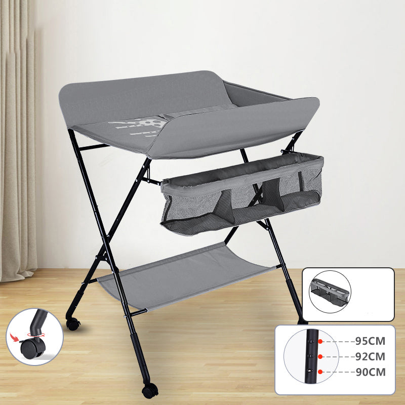 Modern Changing Table Matte Finish Baby Changing Table with Shelf