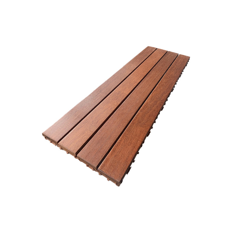 Contemporary Rectangle Hardwood Flooring Water Resistant Click-Locking Wood Flooring