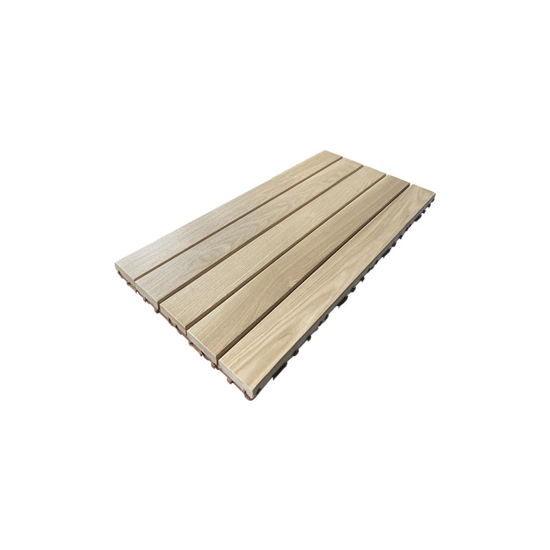 Contemporary Rectangle Hardwood Flooring Water Resistant Click-Locking Wood Flooring