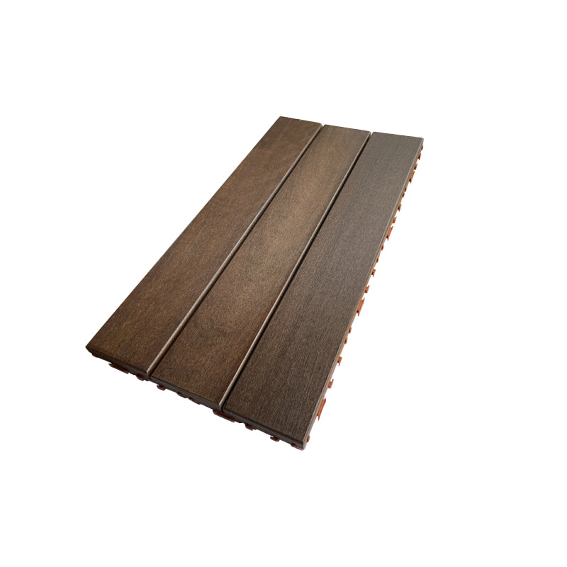 Contemporary Rectangle Hardwood Flooring Water Resistant Click-Locking Wood Flooring