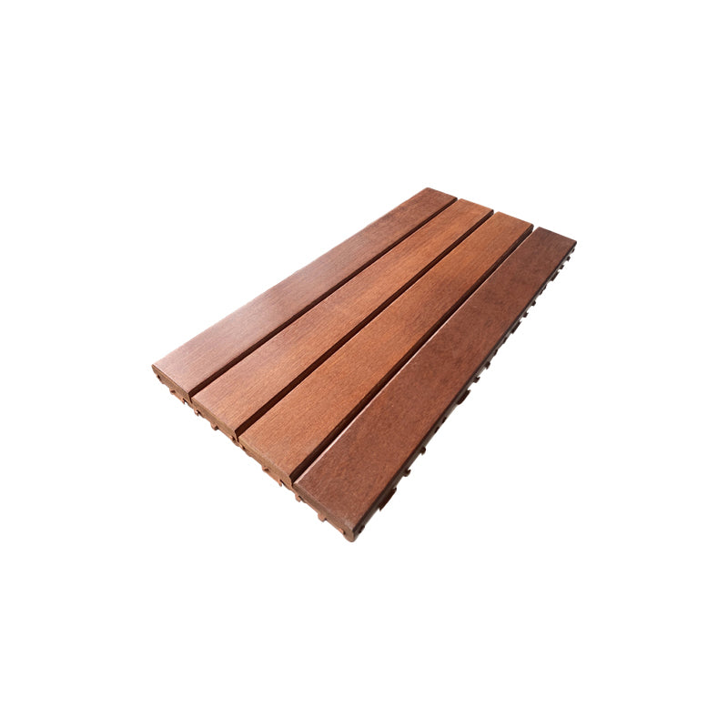 Contemporary Rectangle Hardwood Flooring Water Resistant Click-Locking Wood Flooring