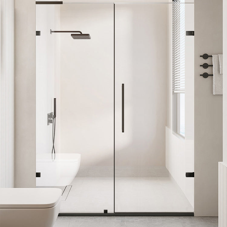 Laminated Glass Shower Bath Door Frameless Hinged Clear Shower Door