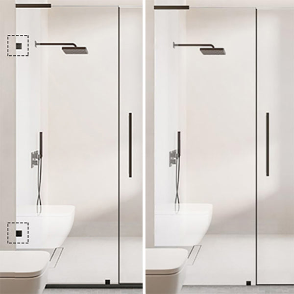 Laminated Glass Shower Bath Door Frameless Hinged Clear Shower Door