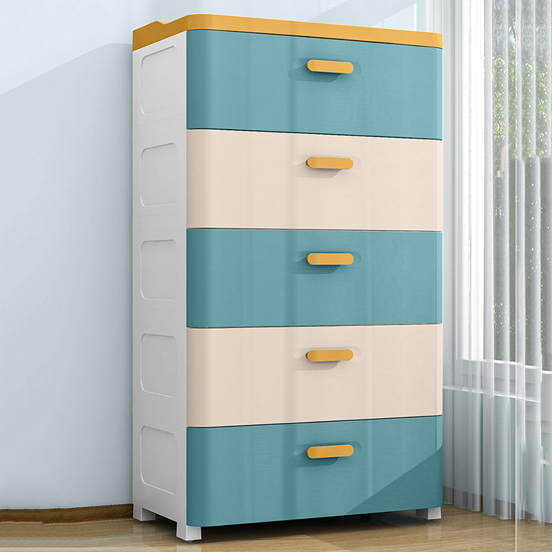 Nordic Vertical Kids Furniture Plastic Nursery Dresser for Bedroom