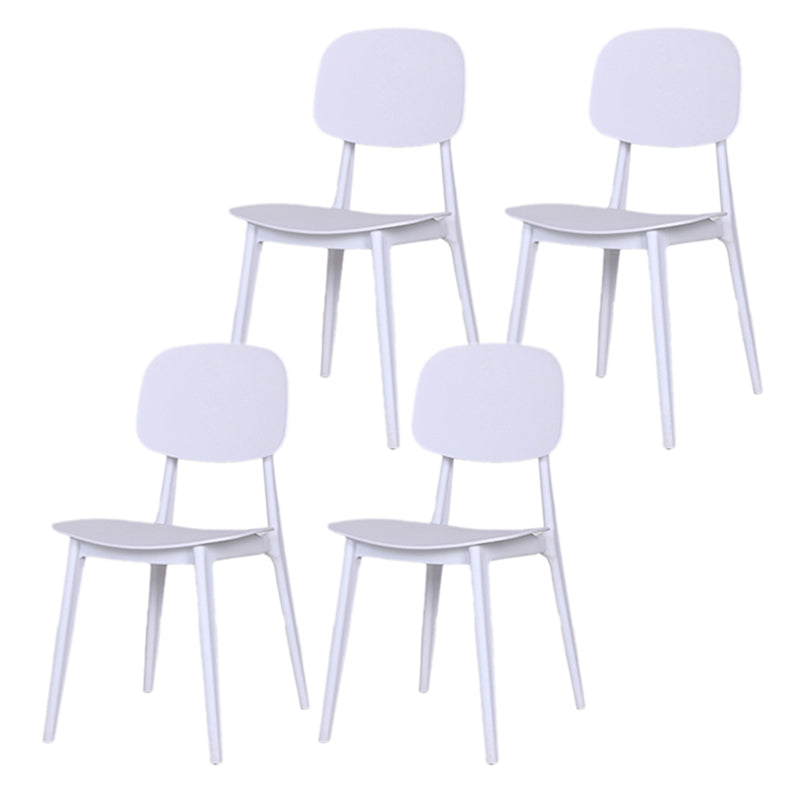 Plastic Outdoor Bistro Chairs Stacking Outdoors Dining Chairs Water Proof