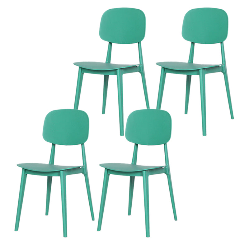 Plastic Outdoor Bistro Chairs Stacking Outdoors Dining Chairs Water Proof