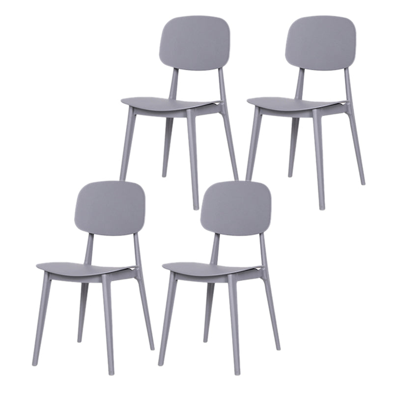 Plastic Outdoor Bistro Chairs Stacking Outdoors Dining Chairs Water Proof