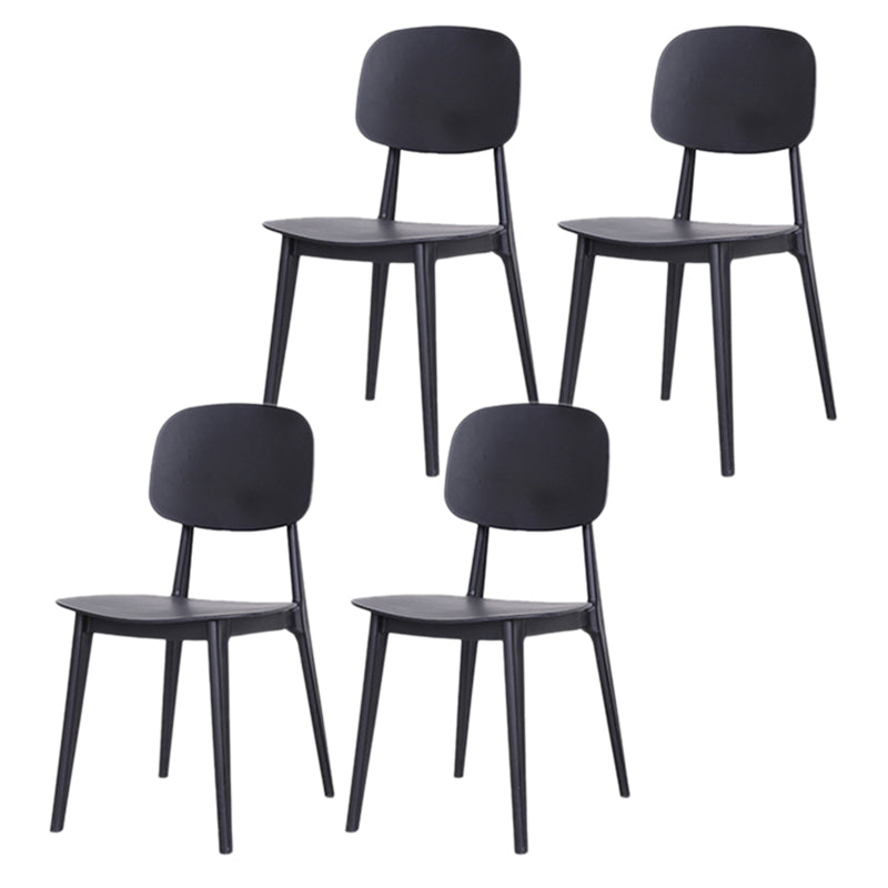 Plastic Outdoor Bistro Chairs Stacking Outdoors Dining Chairs Water Proof