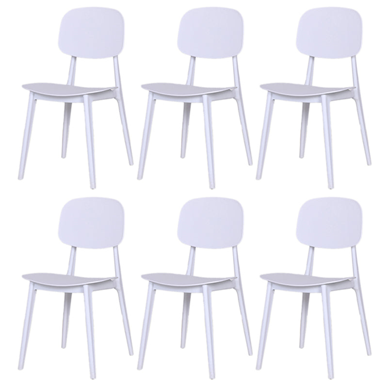 Plastic Outdoor Bistro Chairs Stacking Outdoors Dining Chairs Water Proof