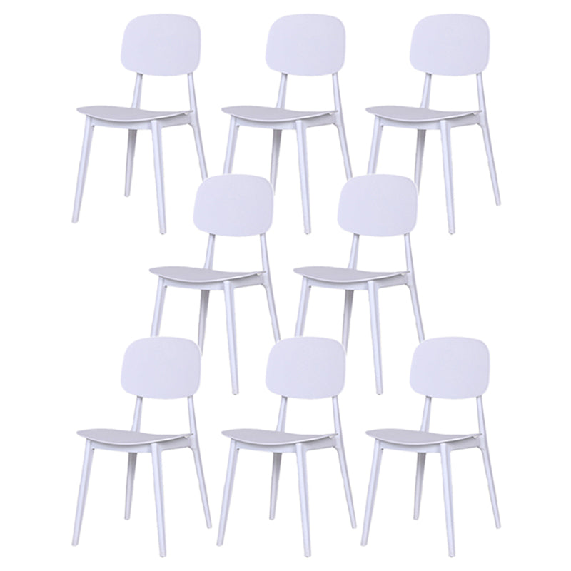 Plastic Outdoor Bistro Chairs Stacking Outdoors Dining Chairs Water Proof