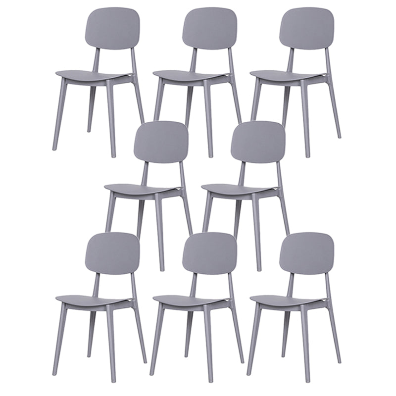 Plastic Outdoor Bistro Chairs Stacking Outdoors Dining Chairs Water Proof