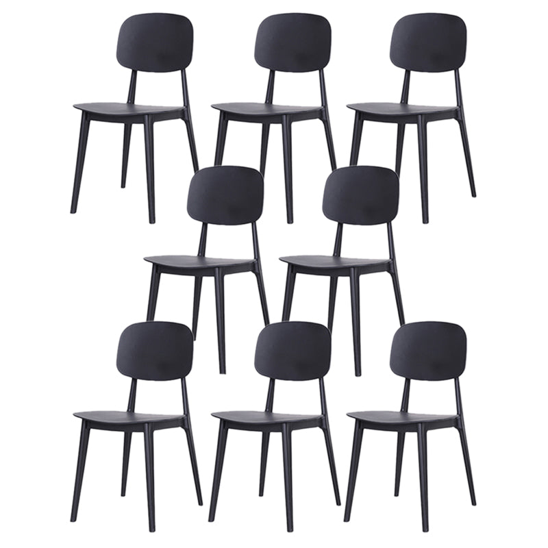 Plastic Outdoor Bistro Chairs Stacking Outdoors Dining Chairs Water Proof