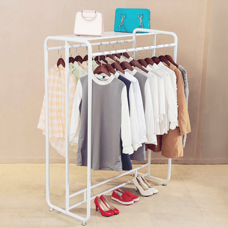 Light Luxury Coat Hanger Metal Standing Coat Rack for Cloakroom