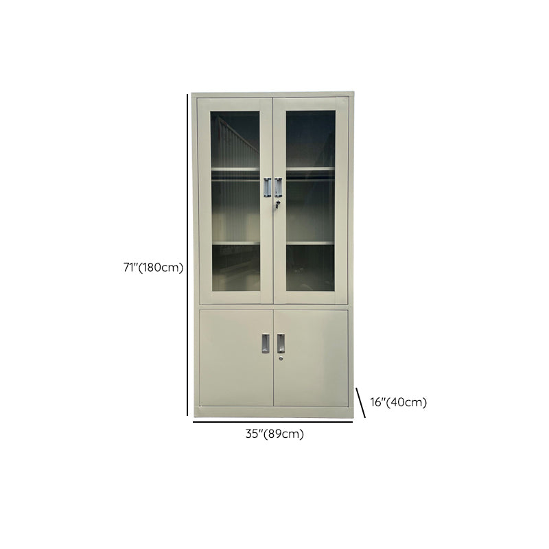 Modern File Cabinet Metal Locking File Cabinet with Storage Shelves