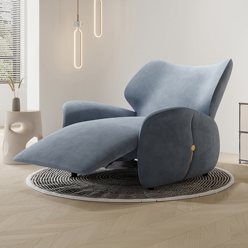 Contemporary Single Power Reclining Chair with Swivel Glider Base