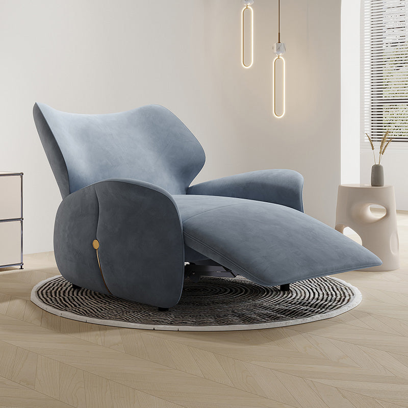 Contemporary Single Power Reclining Chair with Swivel Glider Base