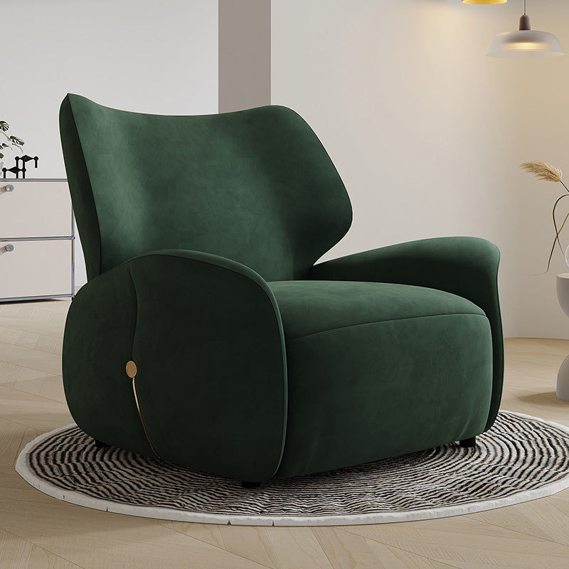 Contemporary Single Power Reclining Chair with Swivel Glider Base