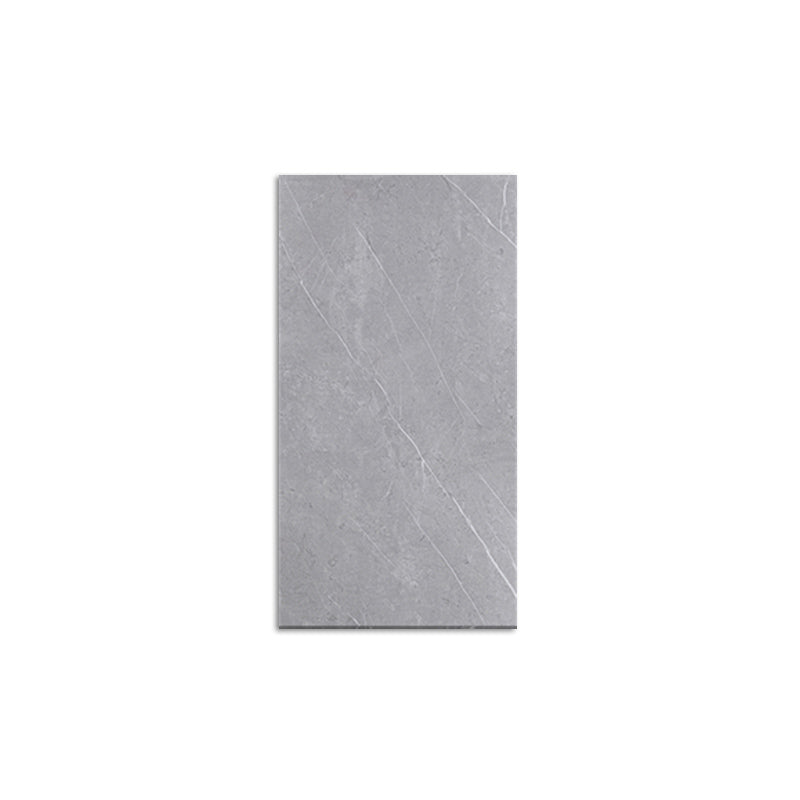 Marbling Stain Resistant Tile PVC Singular Peel & Stick Tile for Backsplash Wall