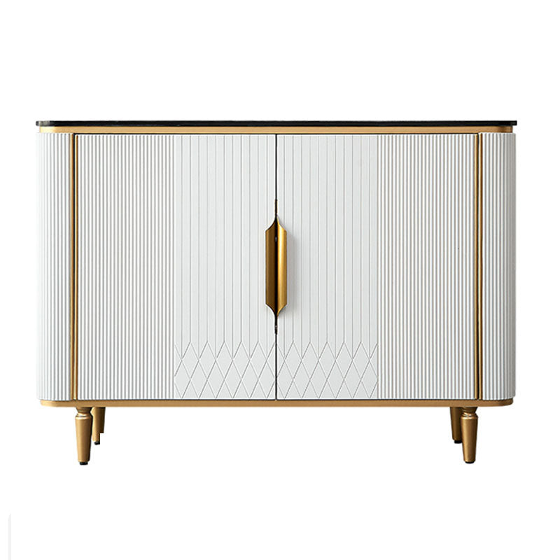 Light Luxury Buffet Sideboard Engineered Wood Dining Server for Kitchen