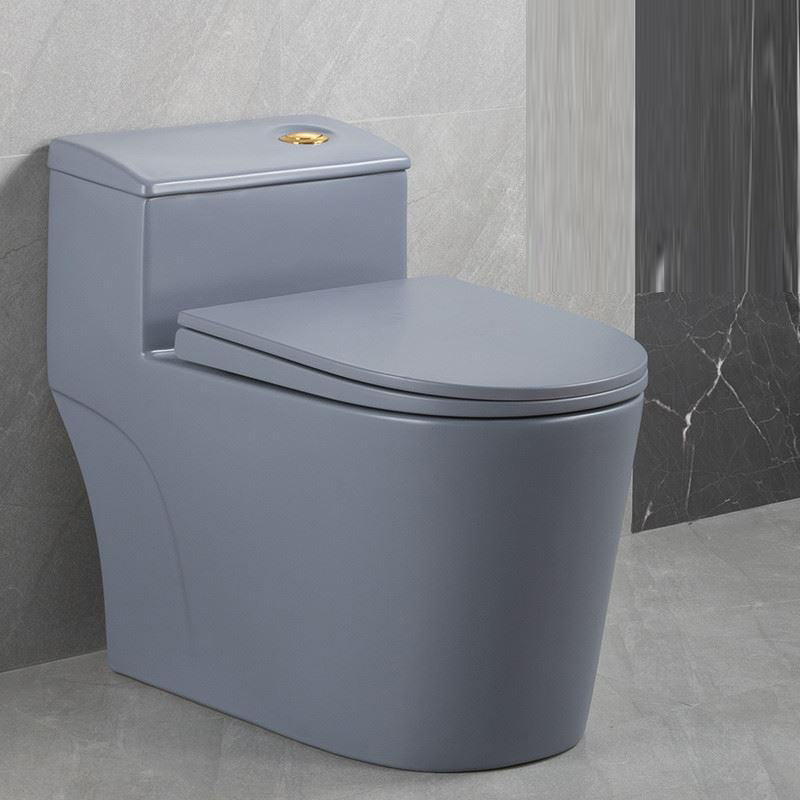 Traditional Siphon Jet Flush Toilet Slow Close Seat Included Urine Toilet for Bathroom