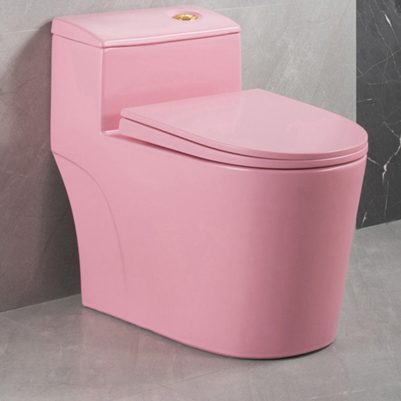 Traditional Siphon Jet Flush Toilet Slow Close Seat Included Urine Toilet for Bathroom