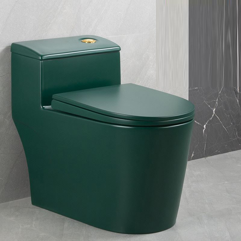 Traditional Siphon Jet Flush Toilet Slow Close Seat Included Urine Toilet for Bathroom