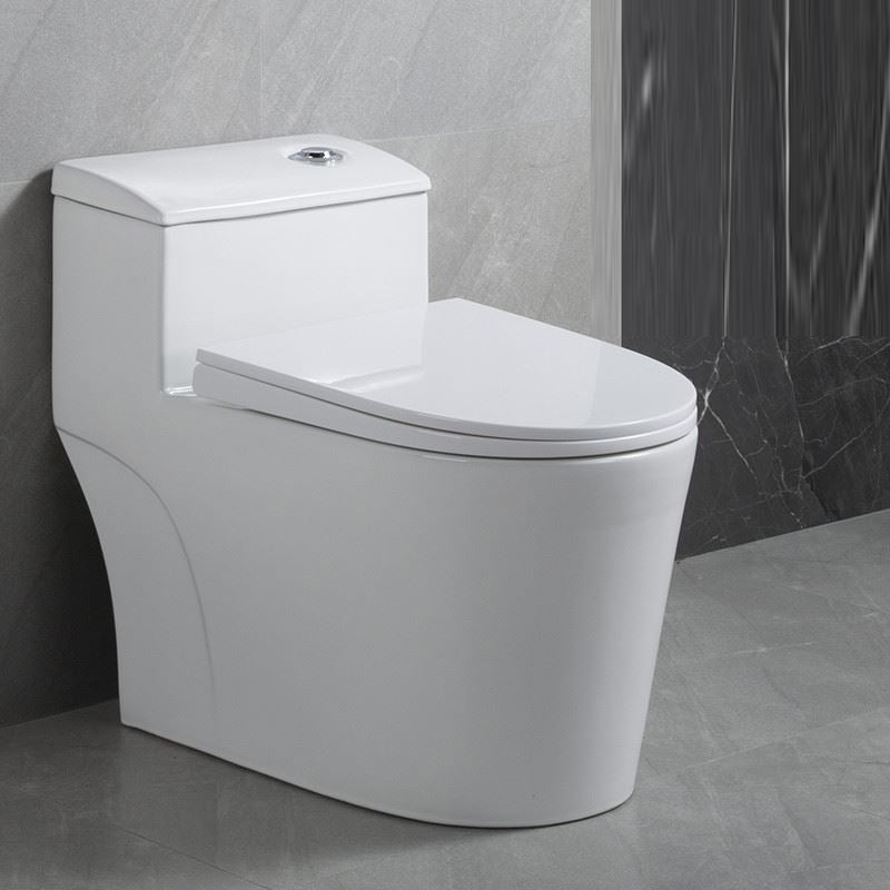 Traditional Siphon Jet Flush Toilet Slow Close Seat Included Urine Toilet for Bathroom