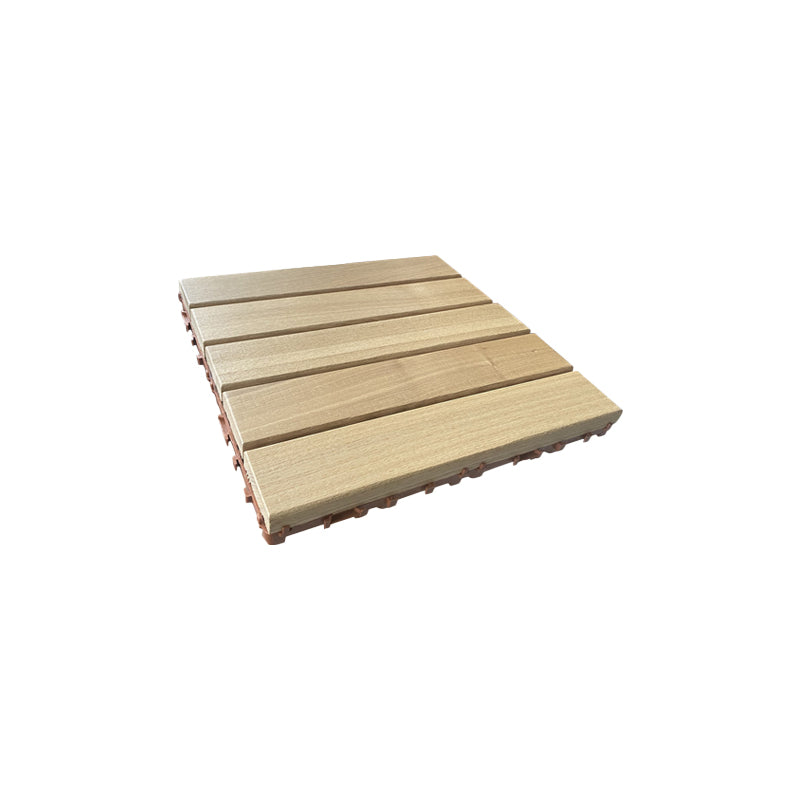 Square Plank Flooring Click-Locking Water Resistant Hardwood Flooring