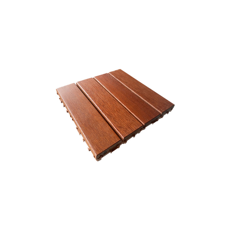 Square Plank Flooring Click-Locking Water Resistant Hardwood Flooring