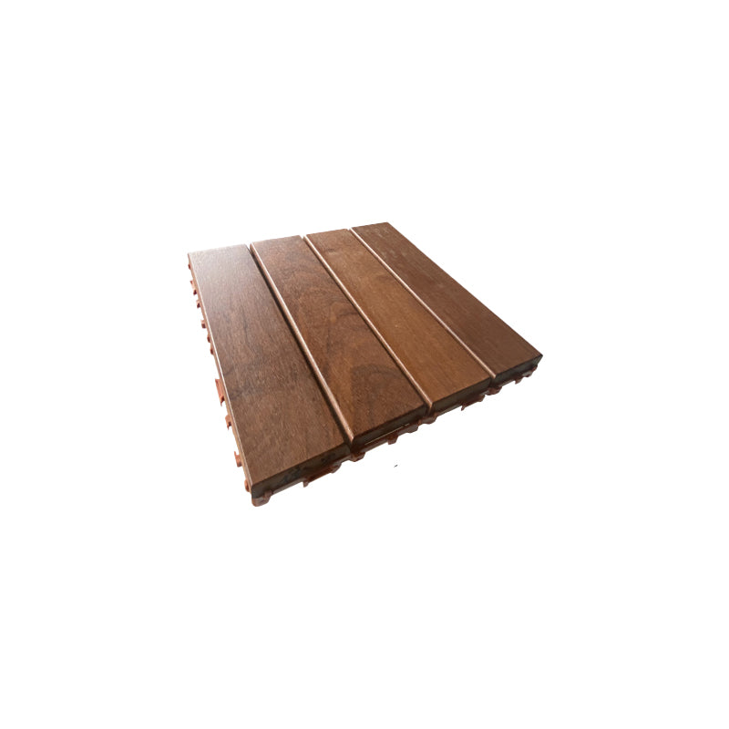 Square Plank Flooring Click-Locking Water Resistant Hardwood Flooring