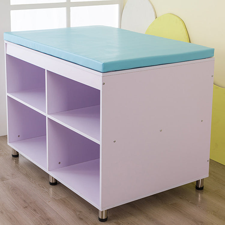 Modern Changing Table Dresser Flat Top Changing Table with Cabinet