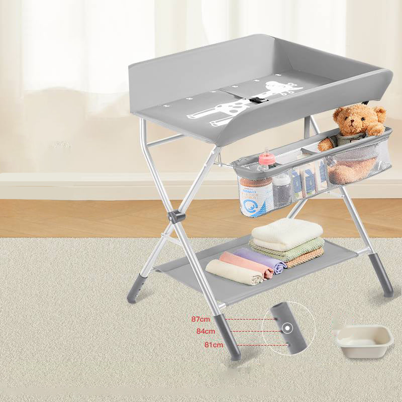 Modern Baby Changing Table Folding Changing Table with Storage