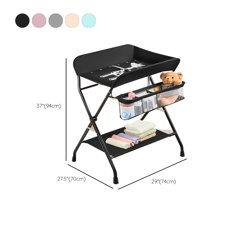 Modern Baby Changing Table Folding Changing Table with Storage
