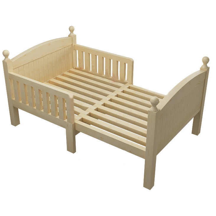 Solid Wood Convertible Crib Modern Nursery Crib with Mattress