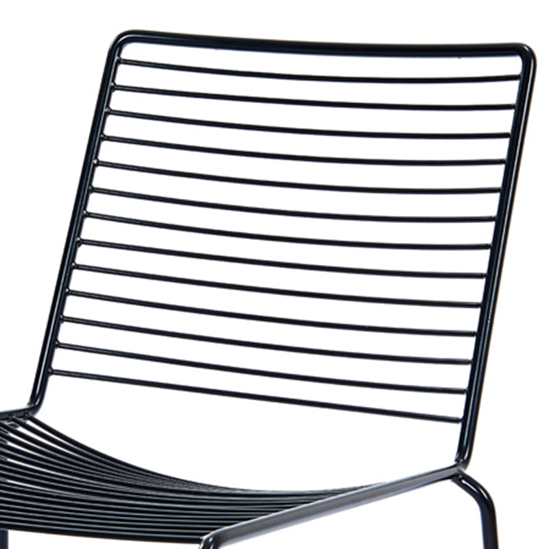 Contemporary Outdoor Bistro Chairs Metal Stacking Outdoors Dining Chairs