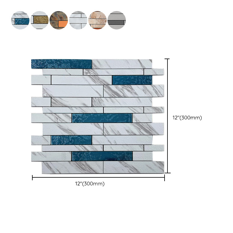 Modern Subway Tile Peel and Stick Backsplash Tile for Kitchen